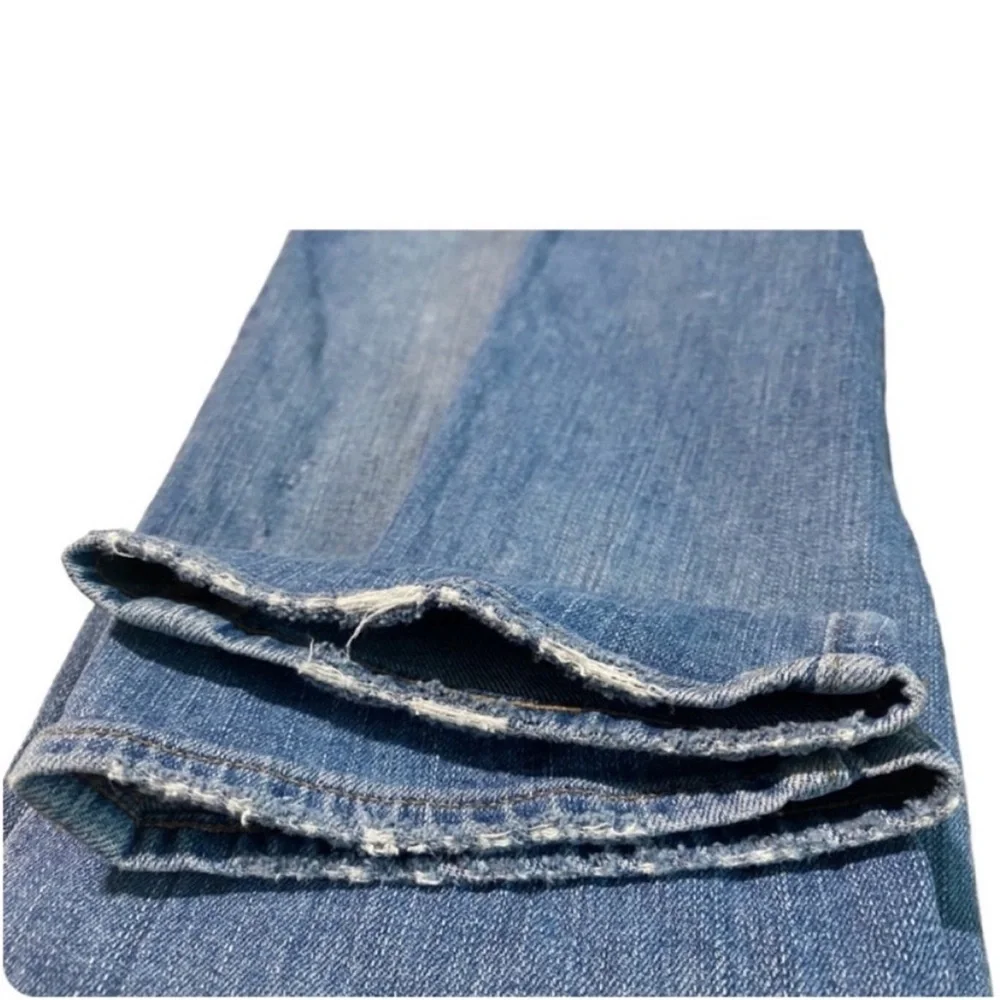 Madewell Classic Straight Distressed Light Wash Jeans Size 27